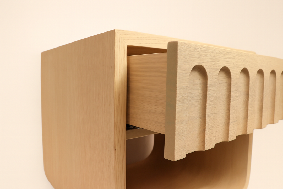 Freddie Bedside Table Natural Oak