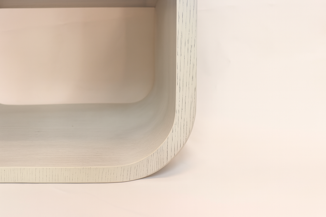 Freddie Bedside Table White Oak